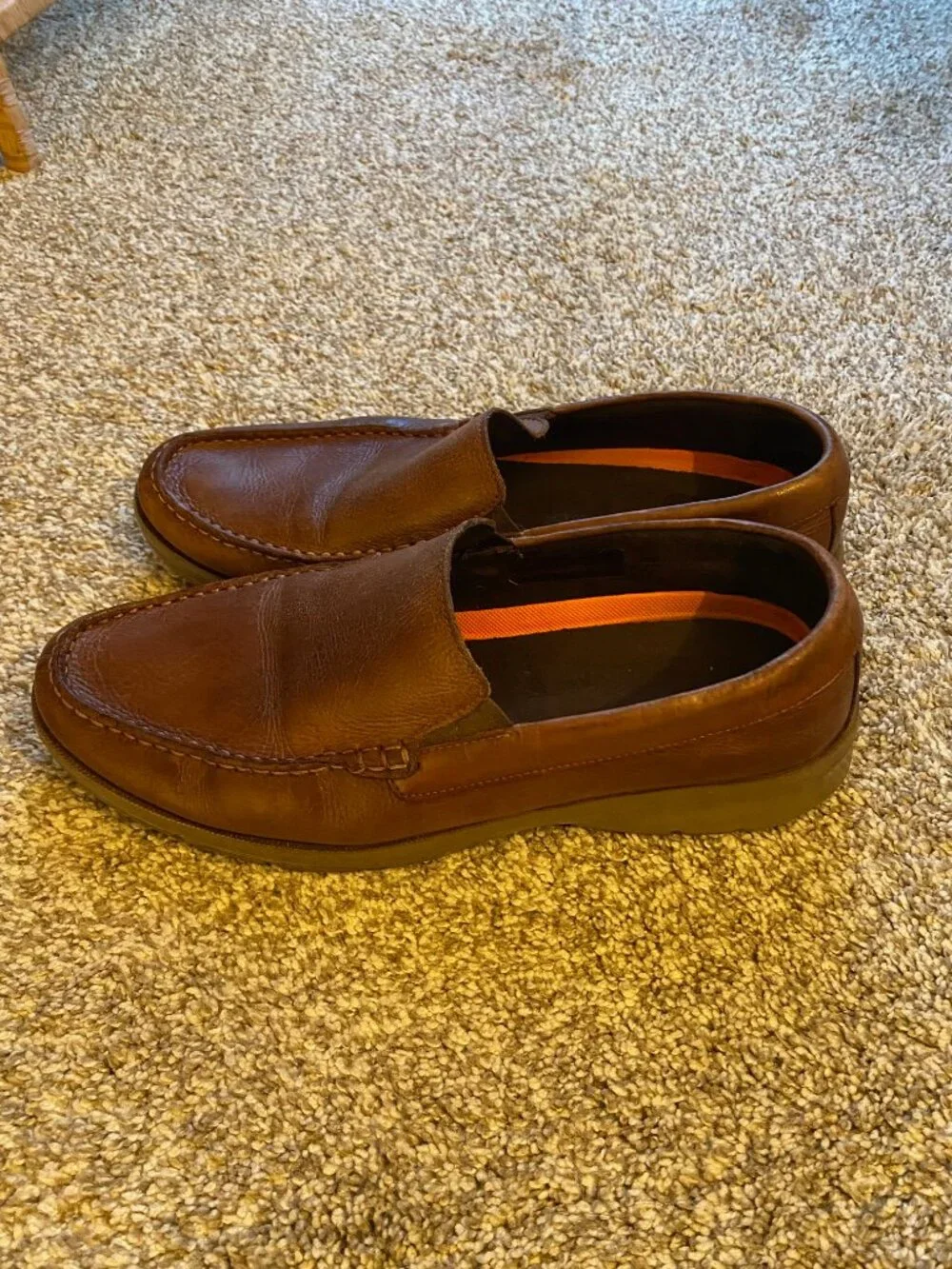 Rockport Men's Palmer Venetian Loafer Slip-On Leather Comfort Shoe Brown Size 11